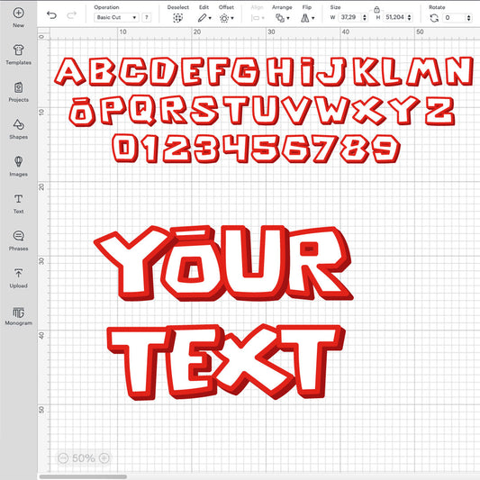 Roblox Layered Font SVG, Roblox Alphabet SVG, Cricut Numbers SVG