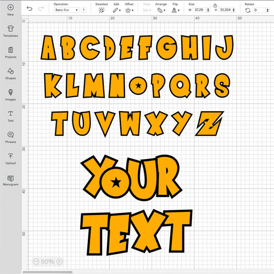 Alphabet Dragon Ball SVG, Dragon Ball Layered Font SVG, Cricut Numbers SVG