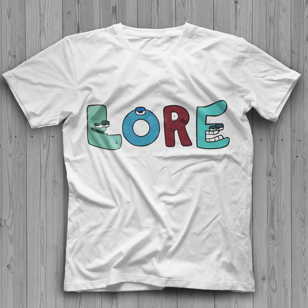 Alphabet Lore SVG, Lore Layered Font SVG, Cricut Numbers SVG