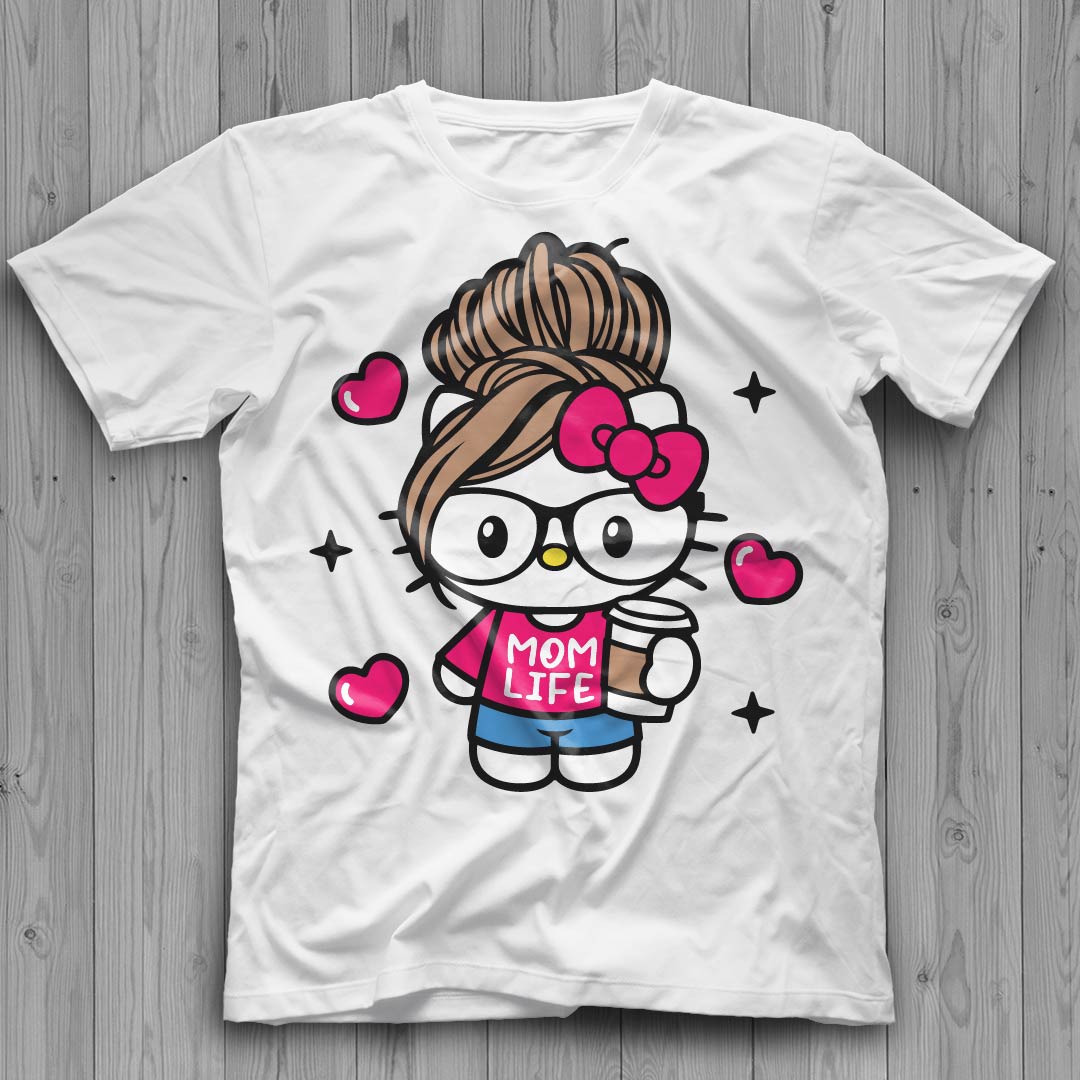 Hello Kitty Clipart Bundle, Hello Kitty SVG & PNG Files for Cricut / Silhouette