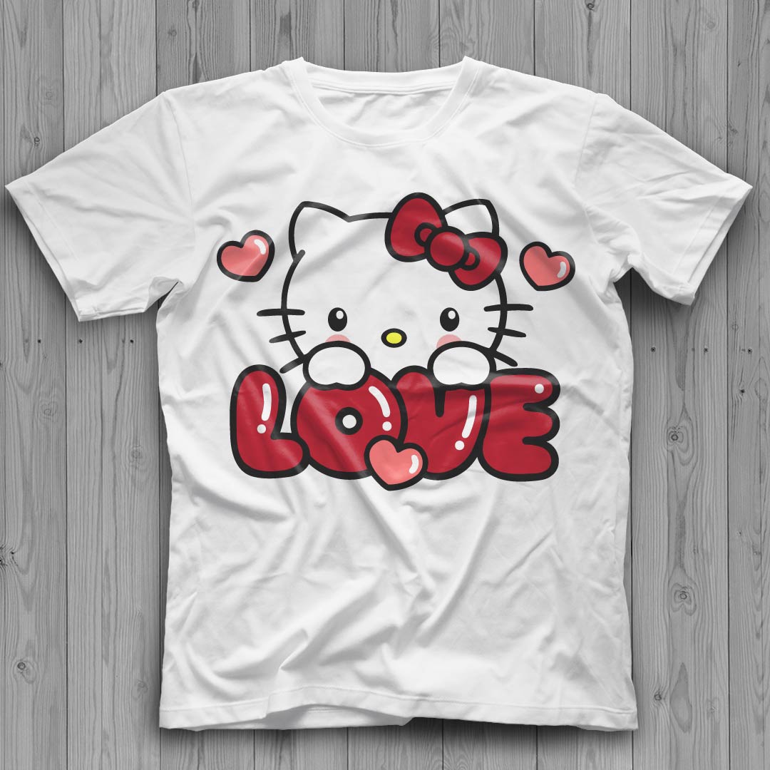 Hello Kitty Clipart Bundle, Hello Kitty SVG & PNG Files for Cricut / Silhouette