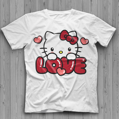 Hello Kitty Clipart Bundle, Hello Kitty SVG & PNG Files for Cricut / Silhouette