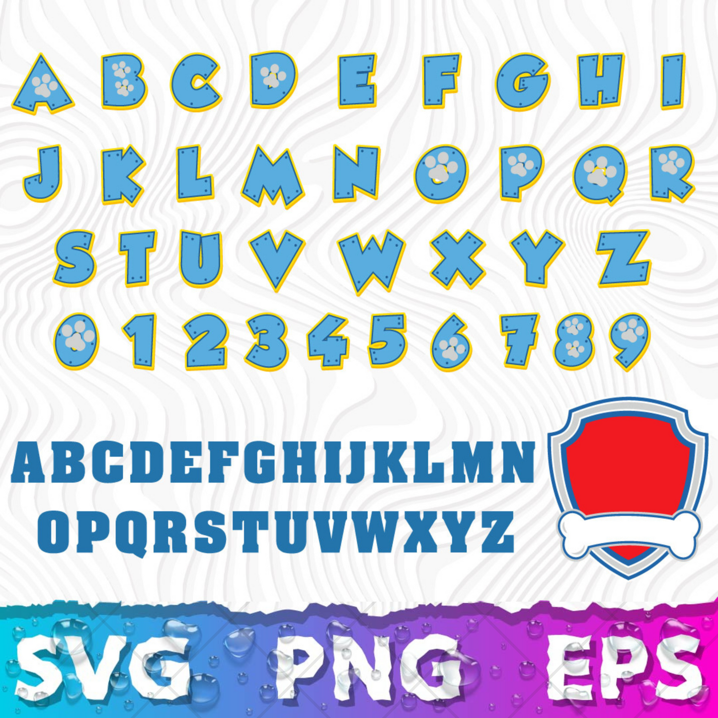 Paw Patrol Clipart Bundle, Paw Patrol SVG & PNG Files for Cricut / Silhouette