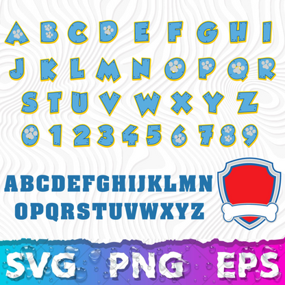 Paw Patrol Clipart Bundle, Paw Patrol SVG & PNG Files for Cricut / Silhouette