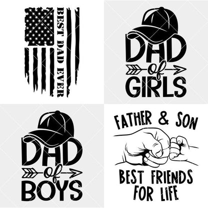 Father’s Day Bundle Svg, Dad Life Svg, Father’s Day Svg, Best Dad Svg, Cricut, Silhouette Vector Cut File